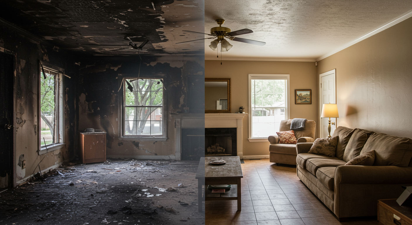 Fire and Smoke Damage Cleanup