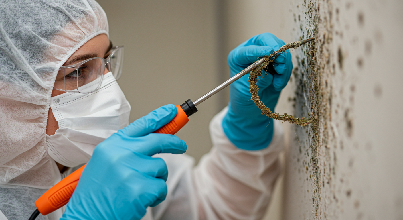 Mold Remediation Close-Up