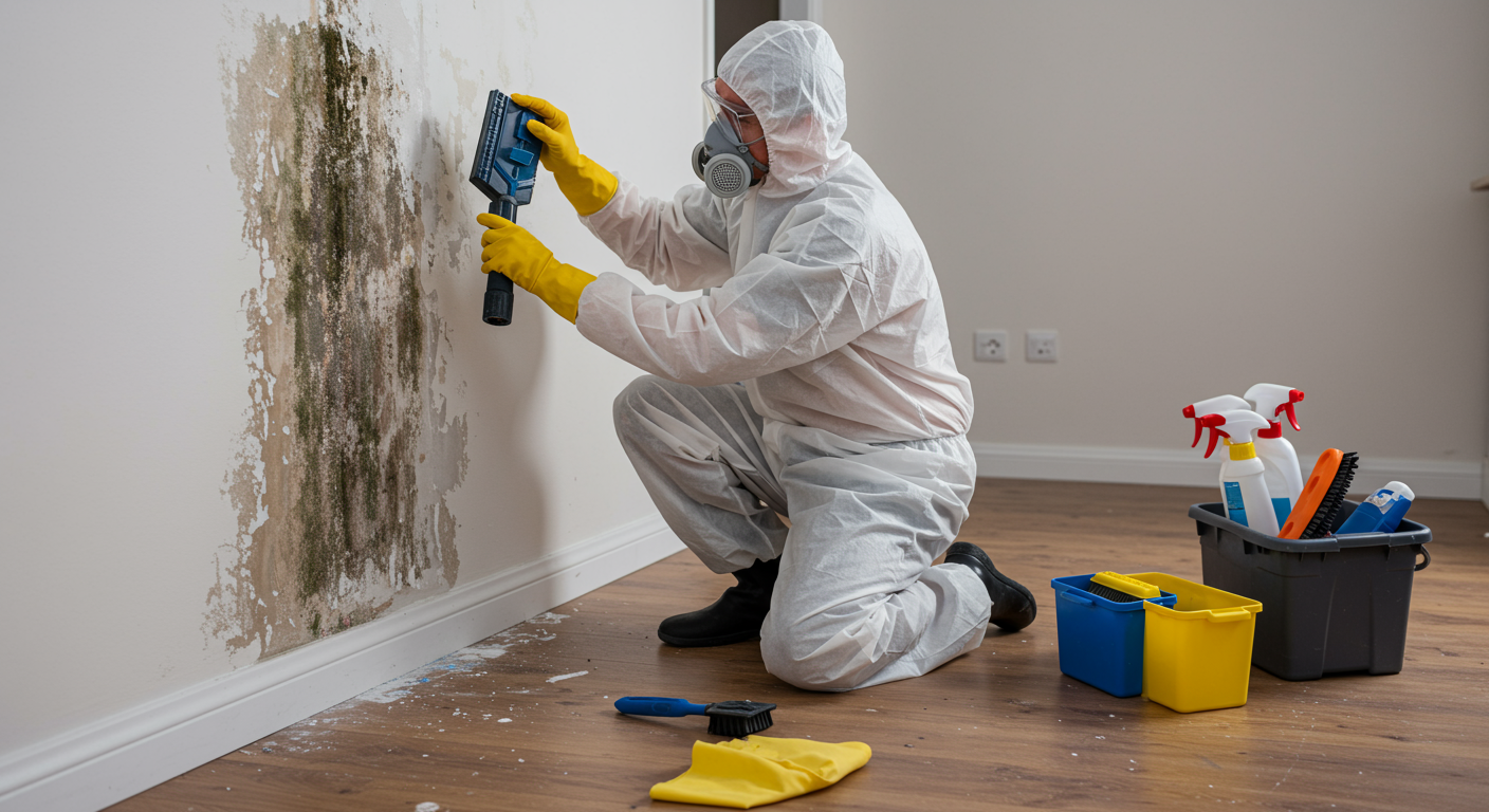 Emergency Cleaning Crew in Action