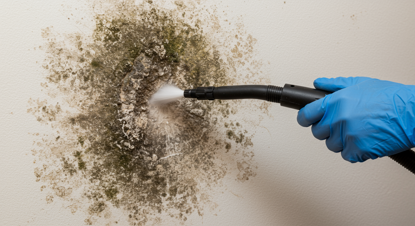 Water Damage Restoration Scene