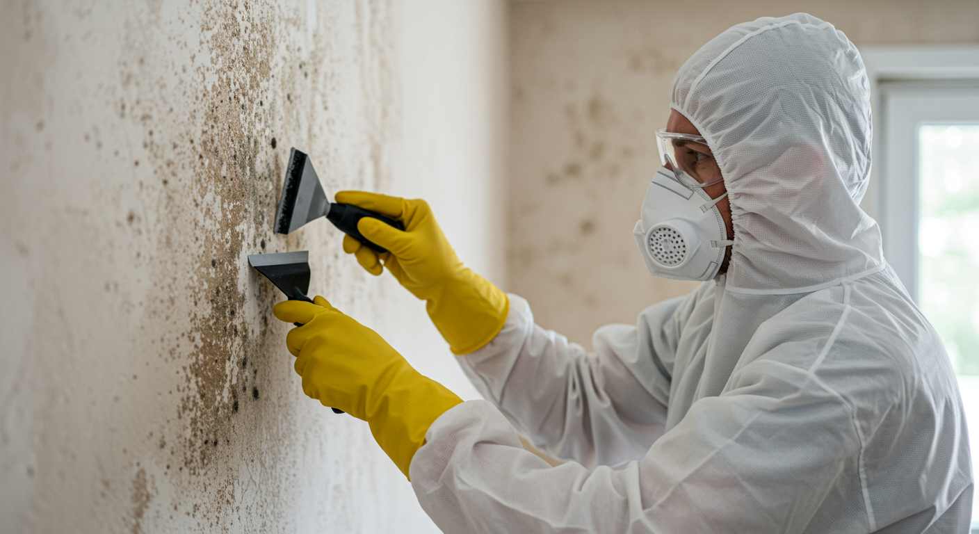 Mold Removal in Progress